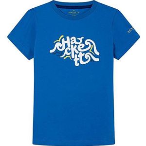 Hackett London Jongens Hackett Wave T-shirt, Bleu, 5 jaar