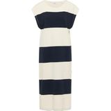 Jerseyjurk - Gestreept - Katoen - Ronde Hals - 3/4 Mouw - Normale Pasvorm