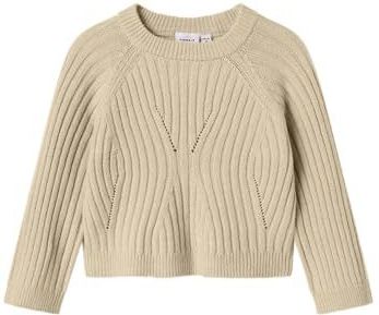 Gebreide Trui - Loose Fit - Ronde Hals - Lange Mouwen - Geribde Manchetten