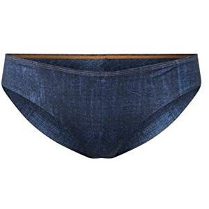 O'Neill dames PW Maoi Denim Print Bikini broek, blauw (Ink Blue), 42
