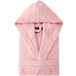 Top Towel Elegante badjas voor dames en heren, 100% katoen, 500 g/m², met capuchon of zonder capuchon, zacht en absorberend voor douche, spa en zwembad, melocoton, M