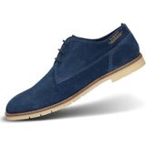 bugatti - Veterschoen - Donkerblauw - Leer - Casual schoenen