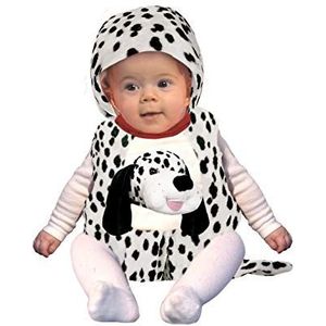 Ciao Dalmatino babykostuum zakje, wit/zwart, 6-18 maanden