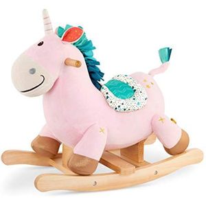 B. Toys by Battat BX1936Z B. Rocking Unicorn in roze