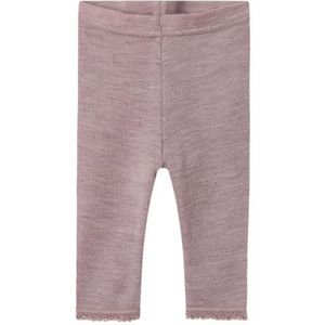 NAME IT Nbfwang Wool Needle Solid Noos leggings voor babymeisjes, lila, 56 cm