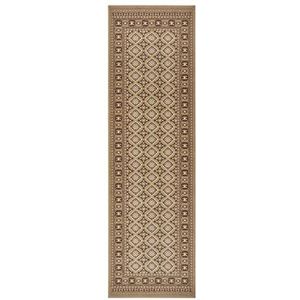 Nouristan Sao Buchara Oosters laagpolig tapijt, modern design voor woonkamer, keuken, hal, eetkamer, slaapkamer, Berber, 80 x 250 cm