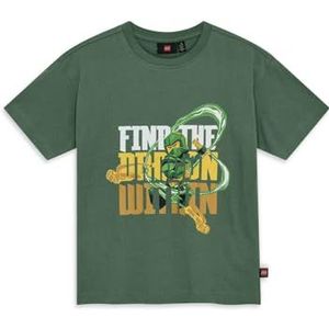 Kabooki Uniseks T-shirt, groen, 104 cm