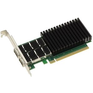 KALEA-INFORMATIQUE PCIe Gen 4.0 PC Dual 100G QSFP56 2-poorts netwerkcontrollerkaart. Mellanox ConnectX 6 chipset. Ondersteuning voor 100GbE 50GbE 40GbE 25GbE 10GbE.