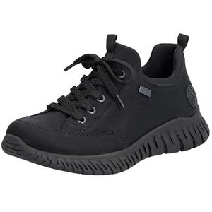Rieker - M5352 - Sneakers - Zwart - Comfortabele breedte - Uitneembare binnenzool