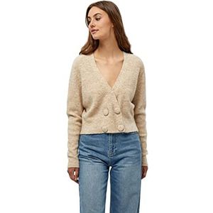 Minus Dames Milia Knit Pullover Sweater, Nomad Sand Melange, XL