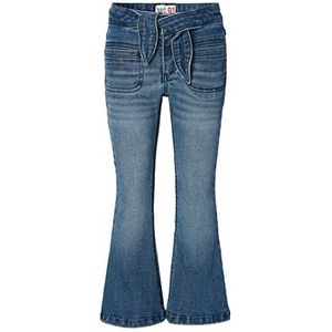 Noppies Kids Girls Denim Pants Flared Fit Kingstree Jeans, Medium Wash-P534, 92