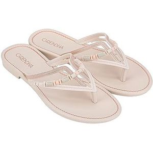 Grendha Cacau Bossa Rast Ad Flipflop voor dames, off-white, 37 EU