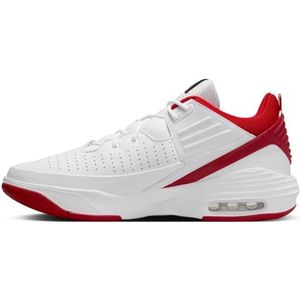 Nike Aura 5 Basketbalschoen White/Gym Red/Black 45.5