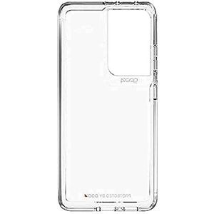 Gear 4 Crystal Palace Case met het helderste, dunste, meest geavanceerde materiaal ter wereld [D3O Crystalex] - gemaakt voor Samsung Galaxy S21 Ultra 5G - transparant