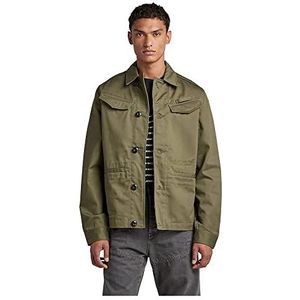 G-STAR RAW Heren Worker Overshirt Jas, Groen (Shadow Olive C900-B230), S