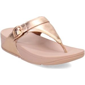 FitFlop Lulu Adjustable Toe Post - Leather ROZE