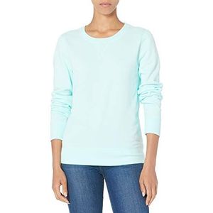 Amazon Essentials Fleece Trui met Ronde Hals (Verkrijgbaar in Grote Maten) Dames, Aqua Blauw, XS