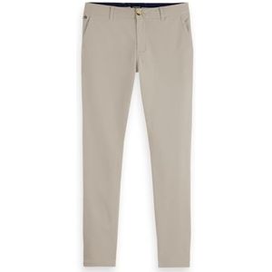 Seasonal Core Chino met mott washed, katoenblend, Highway Grey 270, 31W / 34L