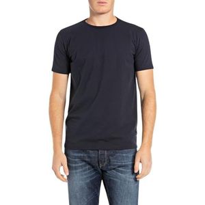 Replay Basic T-shirt voor heren, regular slim fit, 067 Night Blue, L
