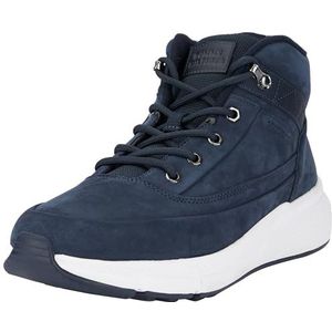 Tommy Hilfiger Heren Hilfiger Warm Nubuck Hybrid B (FM0FM05189) laarzen, blauw (Desert Sky), 10 UK, Blauwe Woestijnhemel, 44 EU