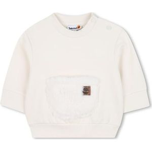 Timberland T60619 Trui voor jongens, Wit, 18 Maanden