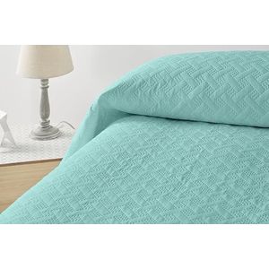 Degrees home Glad - sprei voor bed 180 - sprei Bouti bed - lente zomer - 270 x 260 cm - groen