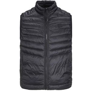 JACK&JONES PLUS Jjesprint Bodywarmer Collar Noos Pls gewatteerd vest voor heren, zwart, 4XL