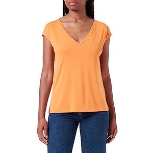 Bestseller A/S Dames Pckamala Tee Noos Bc T-shirt, persimmon oranje, XS