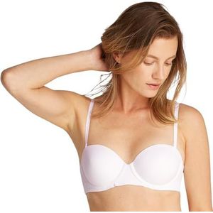 CALVIN KLEIN Dames PUSH UP STRAPLESS, Wit, 34C, Wit, 34 EU