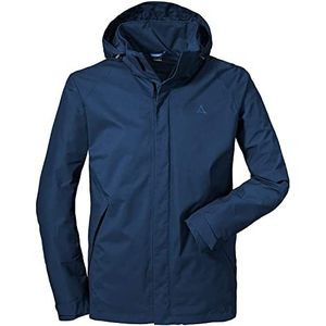 Schöffel Herenjas Easy M4, wind- en waterdichte herenjas met pack-away-zak, lichte en ademende regenjas voor mannen