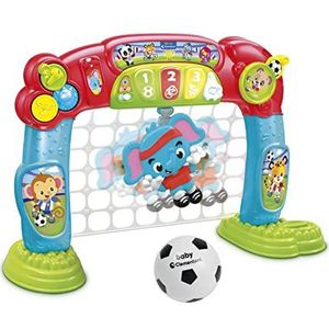 Clementoni 61340 My First Football Goal Interactief speelgoed voor peuters en leeftijden 18 maanden Plus, meerkleurig