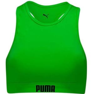 PUMA Racerback zwemtop voor dames, Fluo Green., XS