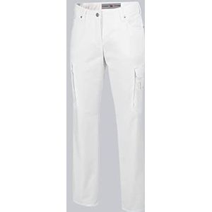 BP 1642-686 dames jeans gemengde stof met stretch wit, maat 34n