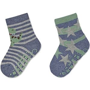 Sterntaler - Dp T-rex - Babysokken - Blauw - Katoen