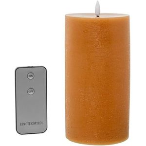 Set van 4 led-waskaarsen met afstandsbediening, snoepkleuren, 10 x 10 x 20 cm