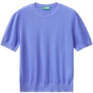 United Colors of Benetton T-shirt dames, Blauw, XS
