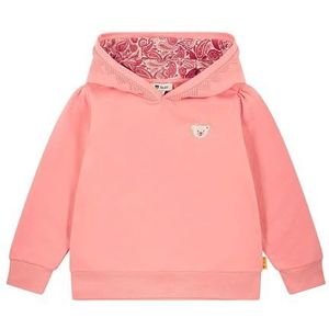 Steiff Sweatshirt EU maat 92 Peach Blossom, sweatshirt met lange mouwen voor kinderen, pullover met lange mouwen, babybovendeel, ideaal basic shirt, comfortabel en zacht, wasmachinebestendig, peach