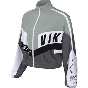 Nike Jas Dames Sportswear Jkt Woven Street Sw, Iron Grey/Light Pumice/White, HF5956-068, L