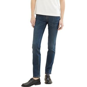 TOM TAILOR Alexa Straight Jeans voor dames, 10281 - Mid Stone Wash Denim, 36W / 30L