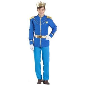 Boland - Kostuum Koninklijke Prins voor heren, 4-delig, carnavalskostuum voor themafeest, Halloween of carnaval, koning