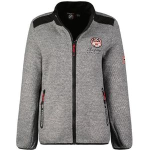 Geographical Norway Tango Lady Warme fleece voor dames, warme ritssluiting - jas herfst winter lente warm dames - lange mouwen trui bont zacht comfort outdoor (lichtgrijs M), Lichtgrijs, M