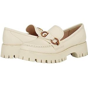 GUESS Vrouwen Bijna Loafer, Chic Cream 150, 5 UK, Chic Cream 150, 38 EU