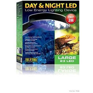 Exo Terra Day and Night LED, energiezuinige dag en nacht LED-verlichting, met houder, groot, 21 x 23 x 6 cm