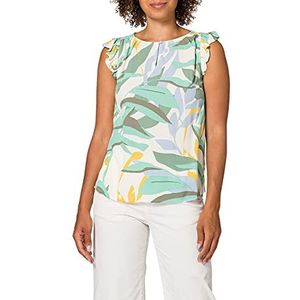 s.Oliver T-shirt voor dames, turquoise, 34