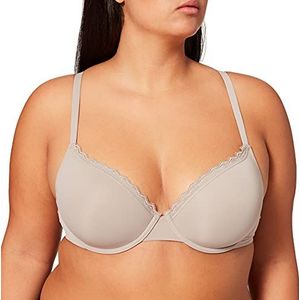 ESPRIT Dames Gewatteerde beha Vrouwelijke Micro Par Sexy Padded Mf, Light Taupe, 70A