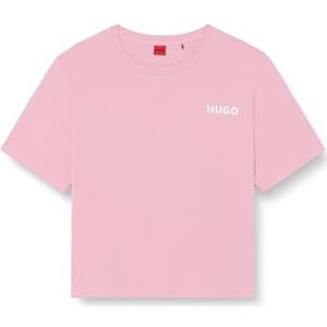 HUGO Dames Unite Pyjama_T_Shirt, Medium Pink664, XXL