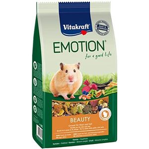 Vitakraft Complete voeding voor hamsters, granen, groenten en noten, TRIVITA-complex, Emotion Beauty Selection All Ages