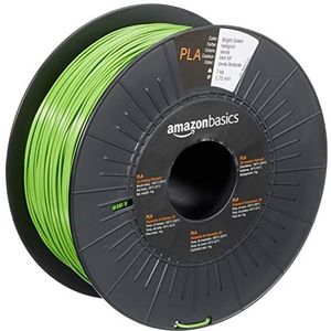 Amazon Basics 3D-printerfilament, PLA, 1,75 mm, felgroen, spoel van 1 kg