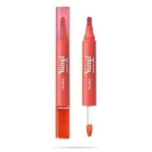 Pupa Vamp! Marker Duo lippenstift + lipgloss met hyaluronzuur – 3-in-1 voor definiëren, vullen en kleuren, lipcontouring – verkrijgbaar in 9 kleurvarianten (007 Red Potion)