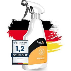 Mijtenspray - Middel voor Matrasbeschermers en Textiel - Effectief tegen Mijten zonder Permethrin - 500 ml - Zeer Effectief Dankzij Acetamiprid - Anti-mijt Spray - Made in Germany
